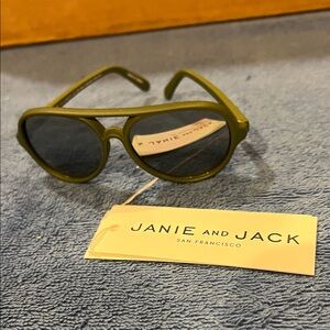 Janie and Jack Olive Green Sunglasses